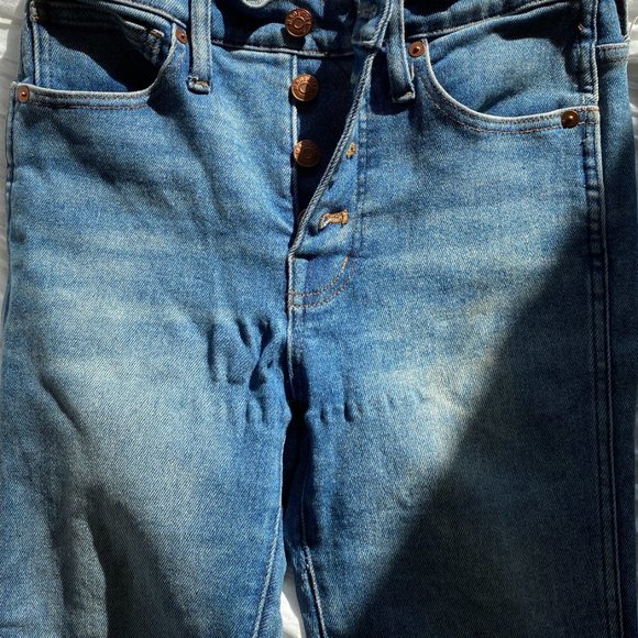 Madewell 10” High Rise Skinny Jeans 25 Cordova - Picture 3 of 10